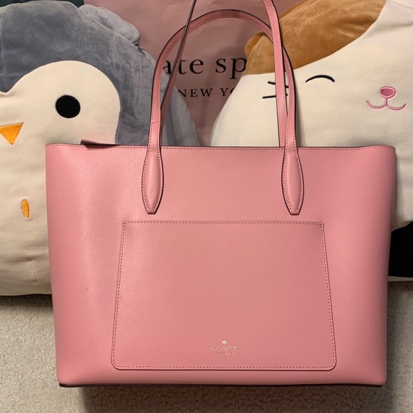 KATE SPADE ADEL LARGE TOTE SHOULDER BAG CARNATION - Picture 2 of 11